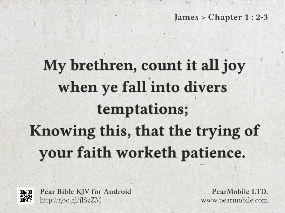 James, Chapter 1:2-3
